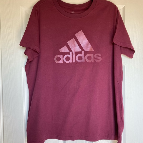 Adidas Plus Size Holiday Shine Graphic Tee - Picture 3 of 7